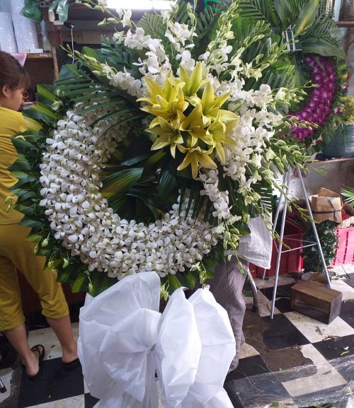 hoa đám tang tại quận 7 mẫu hoa đa dạng