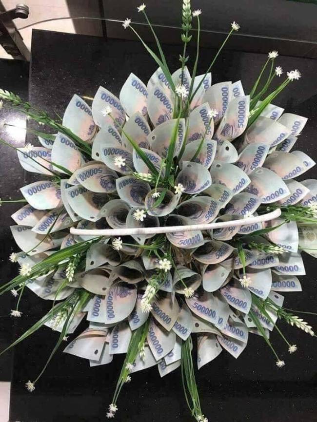 hoa bằng tiền đẹp