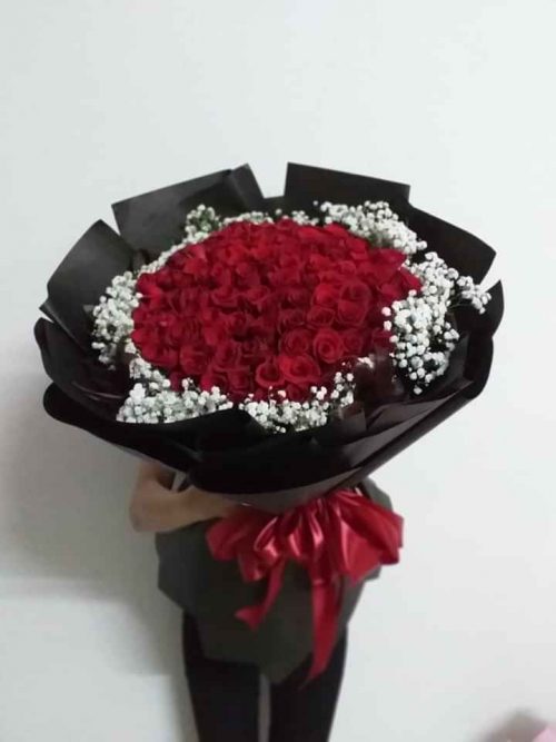 hình ảnh bó hoa hồng đỏ đẹp