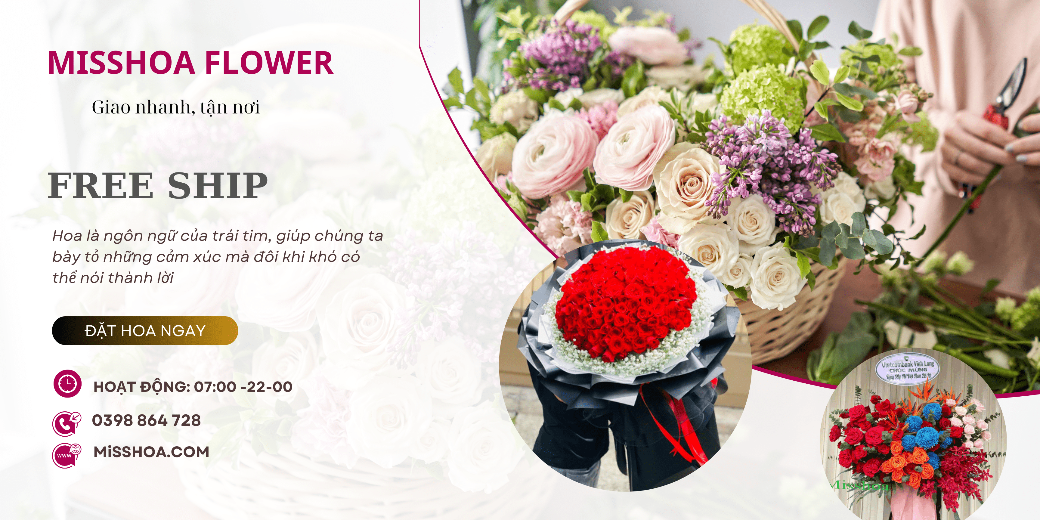 Shop MissHoa Banner đẹp