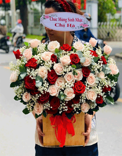 Giỏ Hoa Tươi 141