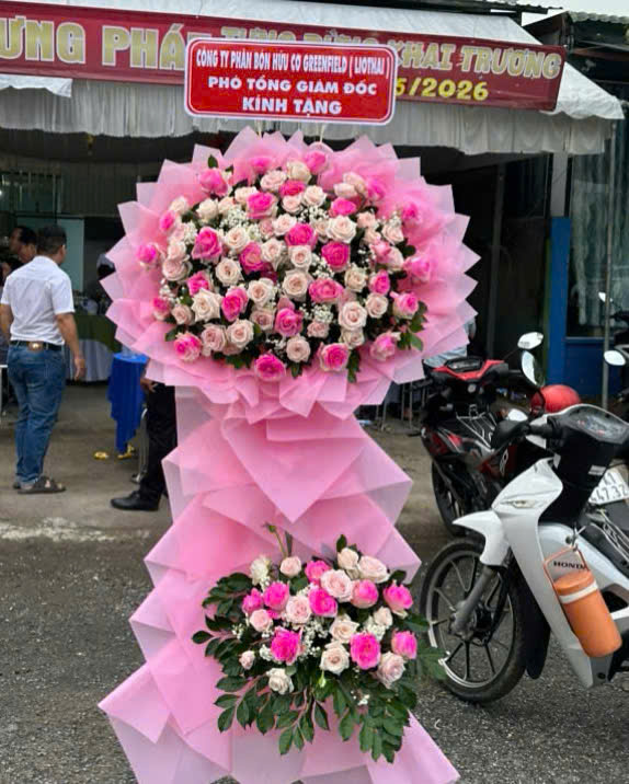 Hoa Khai Trương Xã Trung Thành